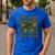 2nd Grade Teacher Student Camo Bow Back To School Men's Casual T-Shirt Royal Blue