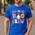 3rd Grade Boo Crew Spooky Third Grade Halloween Teacher Men's Casual T-Shirt Royal Blue
