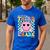 In My 3rd Grade Era Back To School Smile Face Teacher Kid Men's Casual T-Shirt Royal Blue In My 3rd Grade Era Back To School Smile Face Teacher Kid Men's Casual T-Shirt Royal Blue