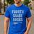 4th GRADE Rocks Teacher Rockstars I Teach Ready To Rock Men's Casual T-Shirt Royal Blue