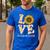 4th Grade Teacher Love Autumn Fall Sunflower Appreciation Men's Casual T-Shirt Royal Blue 4th Grade Teacher Love Autumn Fall Sunflower Appreciation Men's Casual T-Shirt Royal Blue