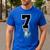 6 7 Matching Teachers Halloween Costume Raccoon Men's Casual T-Shirt Royal Blue
