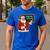 67 Teacher Christmas Santa Six Seven Meme Brainrot Math Joke Men's Casual T-Shirt Royal Blue