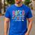 ABCD Kindergarten Rocks Pencil Lightning Teachers Rock Boys Men's Casual T-Shirt Royal Blue