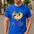 Abstract Cat Art Picatsso Shirt For Art Teachers Men's Casual T-Shirt Royal Blue Abstract Cat Art Picatsso Shirt For Art Teachers Men's Casual T-Shirt Royal Blue