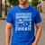 Advocate Support Accept Educate Special Education Teacher Men's Casual T-Shirt Royal Blue