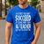 AG Teacher Shirt If At First You Don't Succeed Agriculture Men's Casual T-Shirt Royal Blue