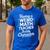 Algebra Lover Having A Weird Math Teacher Builds Character Men's Casual T-Shirt Royal Blue