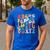 Alphabet Hi Back To School ABC Pre K Kindergarten Teacher Men's Casual T-Shirt Royal Blue Alphabet Hi Back To School ABC Pre K Kindergarten Teacher Men's Casual T-Shirt Royal Blue