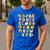 Alphabet Turkey Thanksgiving Costume Preschool Teacher Men Women Men's Casual T-Shirt Royal Blue Alphabet Turkey Thanksgiving Costume Preschool Teacher Men Women Men's Casual T-Shirt Royal Blue