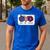 American Flag Teach Love Freedom Preschool Teacher 4th July Men's Casual T-Shirt Royal Blue