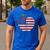 American Flag Teachers Students Apple 4th Of July Vintage Men's Casual T-Shirt Royal Blue American Flag Teachers Students Apple 4th Of July Vintage Men's Casual T-Shirt Royal Blue