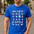 American Sign Language For Teachers ASL Alphabet Men's Casual T-Shirt Royal Blue American Sign Language For Teachers ASL Alphabet Men's Casual T-Shirt Royal Blue