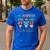 All American Teacher Pencil Coquette Bow USA Flag Teachers Men's Casual T-Shirt Royal Blue All American Teacher Pencil Coquette Bow USA Flag Teachers Men's Casual T-Shirt Royal Blue