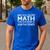 The Answer Is Adaptive Sports Math Teacher Student Men Women Kids Men's Casual T-Shirt Royal Blue The Answer Is Adaptive Sports Math Teacher Student Men Women Kids Men's Casual T-Shirt Royal Blue