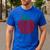 Apple Dot Pattern Art Teacher Appreciation Men Women Humor Men's Casual T-Shirt Royal Blue Apple Dot Pattern Art Teacher Appreciation Men Women Humor Men's Casual T-Shirt Royal Blue