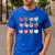 Art Apples Back To School For Teacher Student Men's Casual T-Shirt Royal Blue Art Apples Back To School For Teacher Student Men's Casual T-Shirt Royal Blue