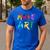 Make Art Painter Artist Teacher Artsy Men Women Kids Men's Casual T-Shirt Royal Blue