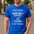 Art Teacher Christmas Xmas Never Dreamed Marrying Men's Casual T-Shirt Royal Blue