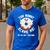 Art Teacher Halloween Donut Lover Costume Kawaii Monster Men's Casual T-Shirt Royal Blue