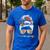Art Teacher Life Messy Bun Back To School Art Teacher Men's Casual T-Shirt Royal Blue