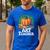 Art Teacher Pumpkin Painting Halloween Costume Men's Casual T-Shirt Royal Blue