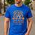 Assistant Teacher Rainbow Leopard Halloween Teacher Men's Casual T-Shirt Royal Blue Assistant Teacher Rainbow Leopard Halloween Teacher Men's Casual T-Shirt Royal Blue