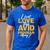 AVID Team Appreciation Essentials AVID Program Teacher Men's Casual T-Shirt Royal Blue