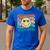 Back To School Groovy Smile Preschool Teachers Students Kids Men's Casual T-Shirt Royal Blue