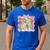 Back To School Kindergarten Preppy Teacher Girl Men's Casual T-Shirt Royal Blue Back To School Kindergarten Preppy Teacher Girl Men's Casual T-Shirt Royal Blue