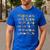 Back To School Kindergarten Teacher ABCs Animals Alphabet Men's Casual T-Shirt Royal Blue