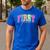 Back To School Neon Checkered First Grade Colorful Teacher Men's Casual T-Shirt Royal Blue Back To School Neon Checkered First Grade Colorful Teacher Men's Casual T-Shirt Royal Blue