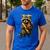 Back To School Raccoon Teachers Student Kids Men's Casual T-Shirt Royal Blue