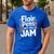 Back To School Teacher Flair Pens Are My Jam Men's Casual T-Shirt Royal Blue