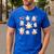 Ballet Ghost Ballet Dancer Spooky Dance Teacher Halloween Men's Casual T-Shirt Royal Blue Ballet Ghost Ballet Dancer Spooky Dance Teacher Halloween Men's Casual T-Shirt Royal Blue