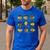 Bee Kind Positive Brave Happy Confident Humble Teacher Men's Casual T-Shirt Royal Blue Bee Kind Positive Brave Happy Confident Humble Teacher Men's Casual T-Shirt Royal Blue