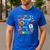 I Blasted Through 100 Days Of School 100th Day Teacher Kids Men's Casual T-Shirt Royal Blue I Blasted Through 100 Days Of School 100th Day Teacher Kids Men's Casual T-Shirt Royal Blue