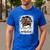 Bleached Teacher Para Life Paraprofessional Cute Messy Bun For Men Women Girls Kids Men's Casual T-Shirt Royal Blue