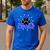 Blue Bobcats School Spirit Coquette Bow Mascot Teacher Men's Casual T-Shirt Royal Blue