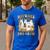 Boo Crew Daycare Teacher Matching Halloween Costume Ghost Men's Casual T-Shirt Royal Blue Boo Crew Daycare Teacher Matching Halloween Costume Ghost Men's Casual T-Shirt Royal Blue