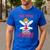 The Book Fairy Reading Teacher Librarian T-Shirt Men's Casual T-Shirt Royal Blue