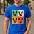 Bostie Dog Lover Boston Terrier With Sunglasses For Men Women Girls Kids Men's Casual T-Shirt Royal Blue