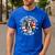 Boston Bull Terrier Women Boston Terrier Dog Mom Men's Casual T-Shirt Royal Blue