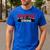 Boston Strong Logo Vintage Boston City Skyline Men's Casual T-Shirt Royal Blue