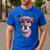 Boston Terrier 4th Of July US Merica Bostie Dog Patriotic For Men Women Kids Men's Casual T-Shirt Royal Blue