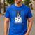 Boston Terrier American Gentleman Personal Stalker Dog Lover Men's Casual T-Shirt Royal Blue