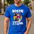 Boston Terrier Bostie Dog Breed Pet Bostie Mom Men's Casual T-Shirt Royal Blue