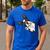 Boston Terrier Bostie Dog Kids Men Men's Casual T-Shirt Royal Blue
