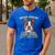 Boston Terrier Brindle Dog Professional Human Trainer Men's Casual T-Shirt Royal Blue