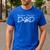Boston Terrier Dad Dog Breed Daddy Owner Puppy Father Papa Men Women Men's Casual T-Shirt Royal Blue